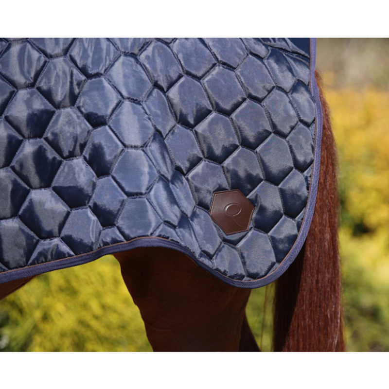 QHP Quarter Rug Classy - Navy-1